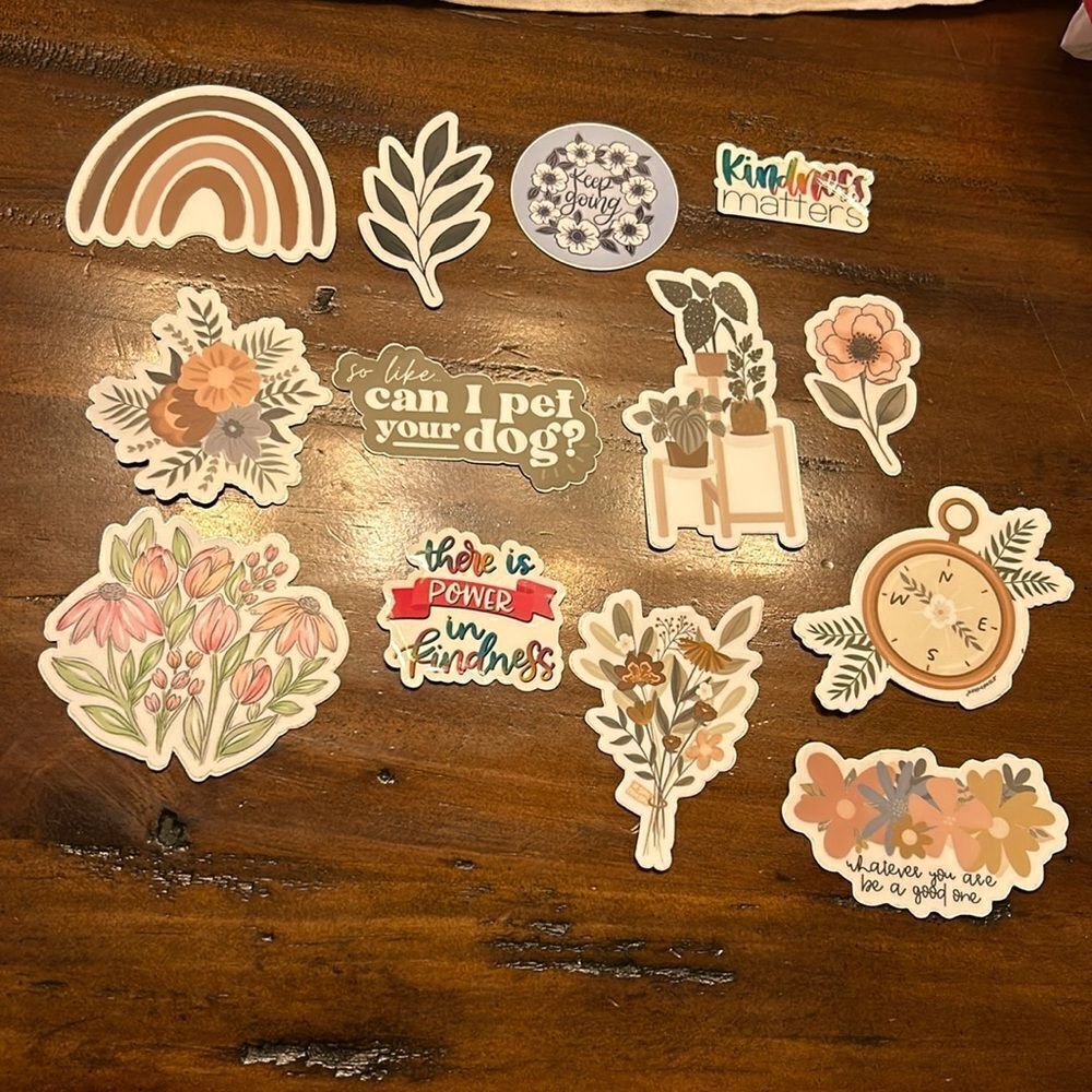 Stickers all new bundle of 13 stickers